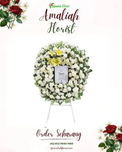 Krans Bunga Duka Cita di Mulyasari