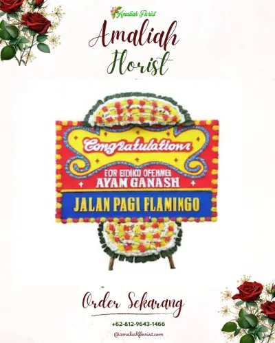 Bunga Papan Congratulation di Mulyasari